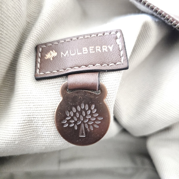 MULBERRY ARALINE Hobo Shoulder Handbag Big TASSELS - Picture 14 of 16